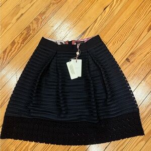 Ted Baker London Lotee Lace and Mesh Paneled skirt